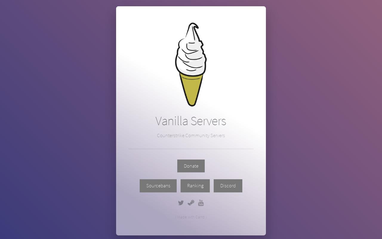 Carrd profile picture for @vanilla